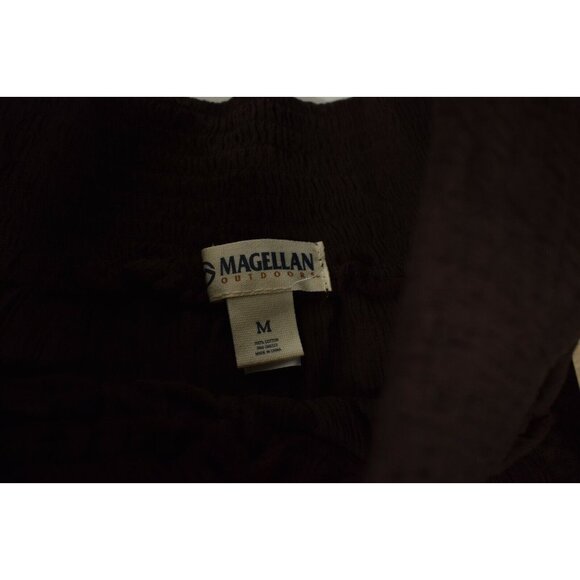 Magellan Outdoors Misses Medium Brown Gauze Cuffed Shorts New with tags - Picture 2 of 4